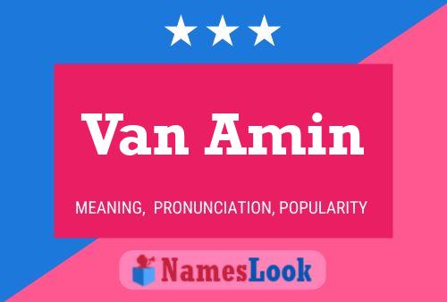 Постер имени Van Amin