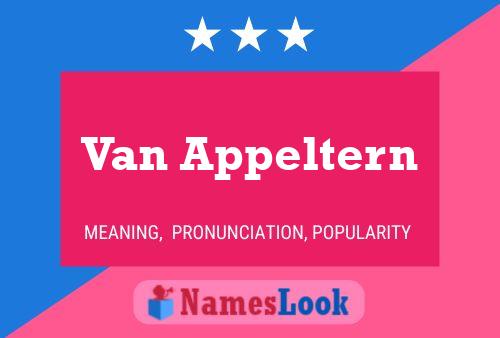 Постер имени Van Appeltern