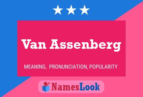 Постер имени Van Assenberg