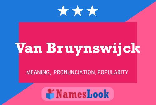 Постер имени Van Bruynswijck