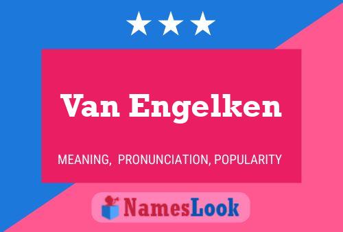 Постер имени Van Engelken