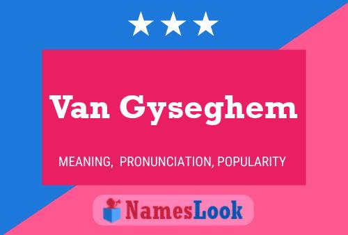 Постер имени Van Gyseghem