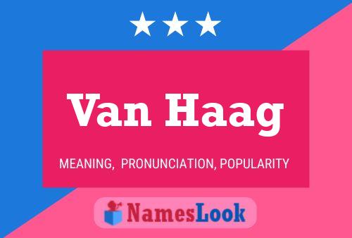 Постер имени Van Haag