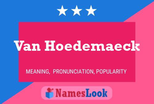 Постер имени Van Hoedemaeck