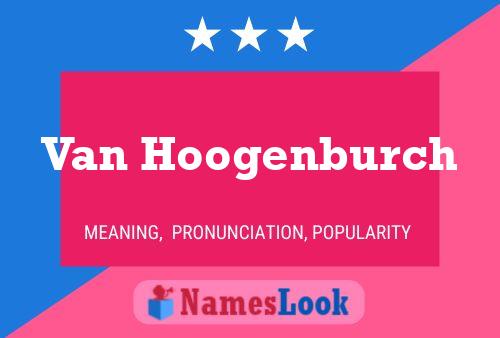 Постер имени Van Hoogenburch