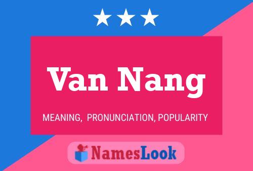 Постер имени Van Nang