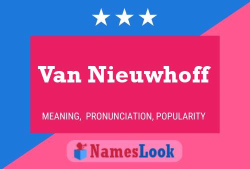 Постер имени Van Nieuwhoff