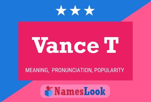 Постер имени Vance T