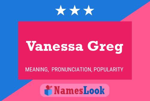 Постер имени Vanessa Greg