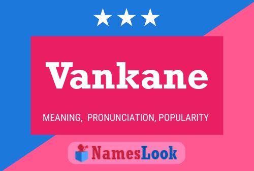 Постер имени Vankane