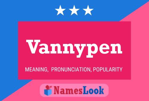 Постер имени Vannypen