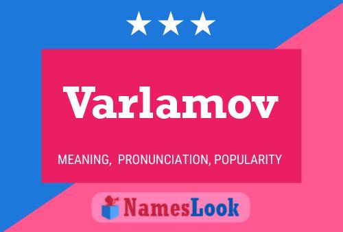 Постер имени Varlamov