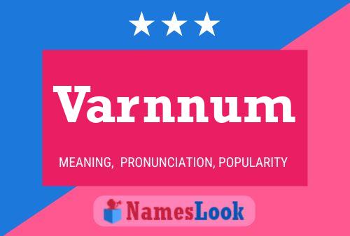 Постер имени Varnnum