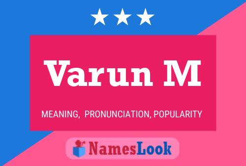 Постер имени Varun M