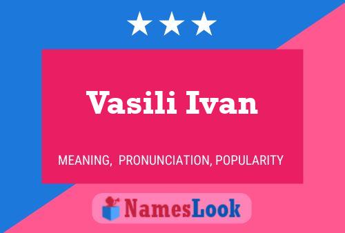 Постер имени Vasili Ivan