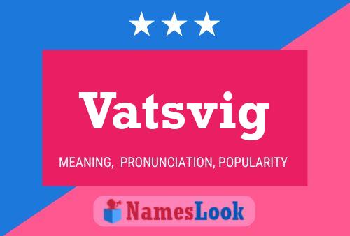 Постер имени Vatsvig