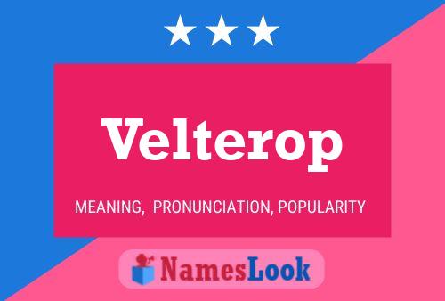 Постер имени Velterop