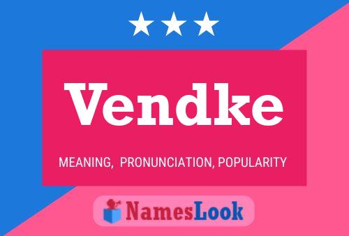 Постер имени Vendke