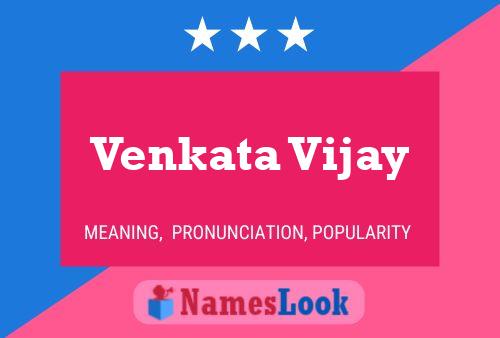 Постер имени Venkata Vijay