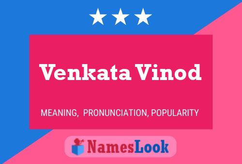 Постер имени Venkata Vinod