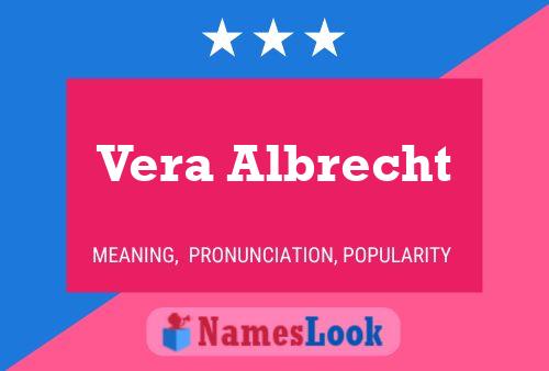 Постер имени Vera Albrecht