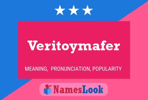 Постер имени Veritoymafer