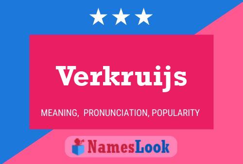 Постер имени Verkruijs