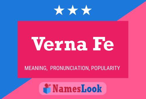 Постер имени Verna Fe