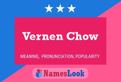 Постер имени Vernen Chow