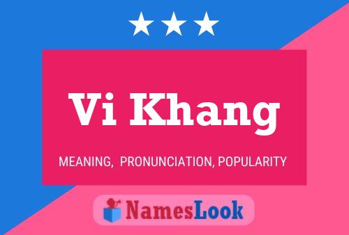 Постер имени Vi Khang