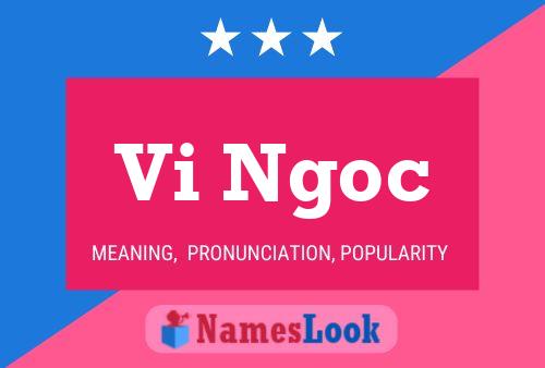 Постер имени Vi Ngoc