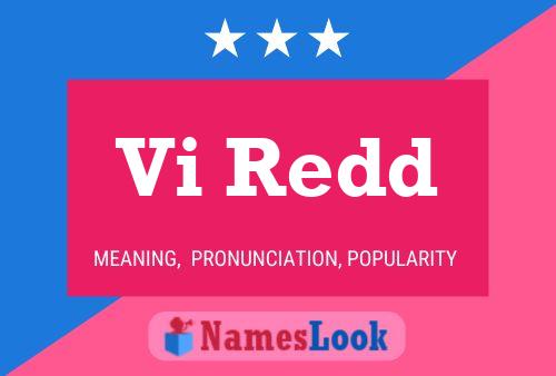 Постер имени Vi Redd