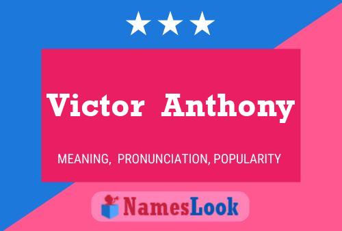 Постер имени Victor  Anthony