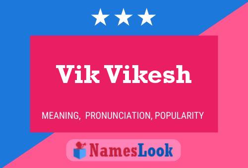 Постер имени Vik Vikesh