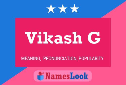 Постер имени Vikash G