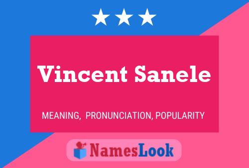 Постер имени Vincent Sanele