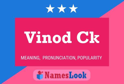 Постер имени Vinod Ck