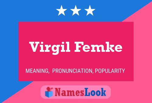 Постер имени Virgil Femke