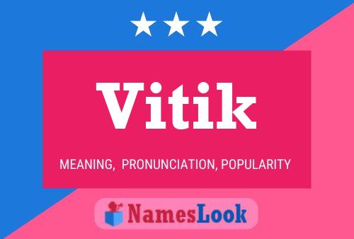 Постер имени Vitik