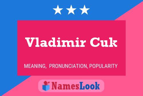 Постер имени Vladimir Cuk