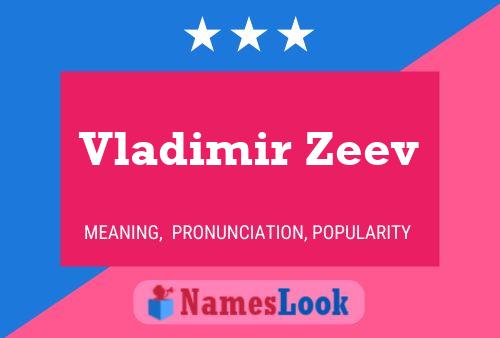 Постер имени Vladimir Zeev