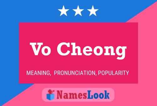 Постер имени Vo Cheong