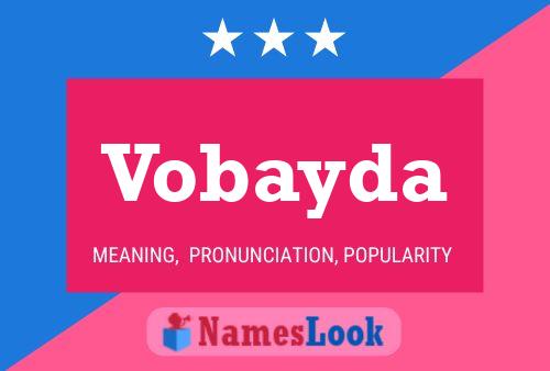 Постер имени Vobayda