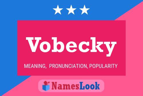 Постер имени Vobecky