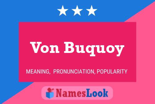 Постер имени Von Buquoy