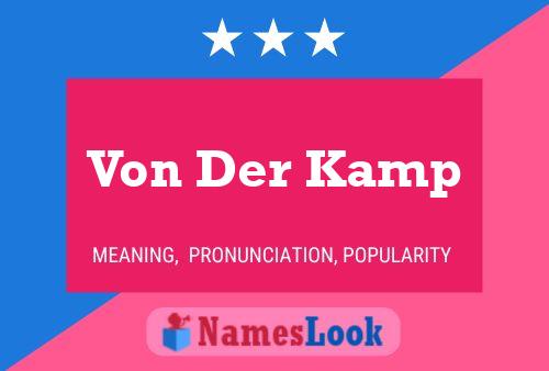 Постер имени Von Der Kamp