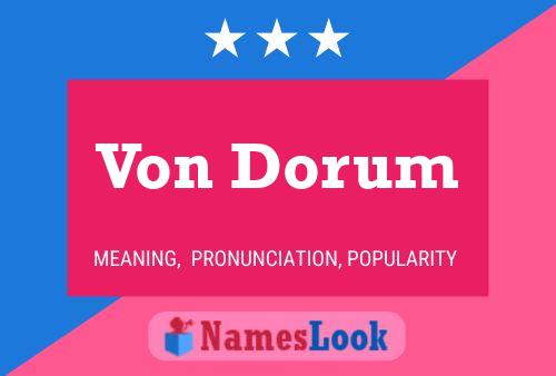 Постер имени Von Dorum