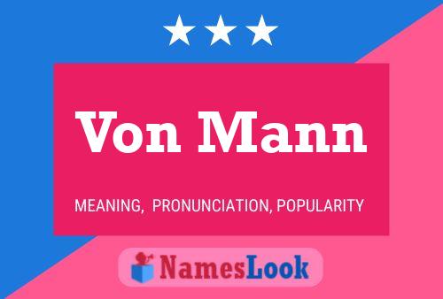 Постер имени Von Mann