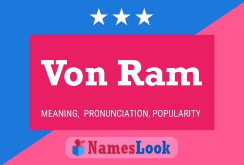 Постер имени Von Ram