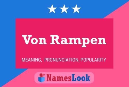 Постер имени Von Rampen